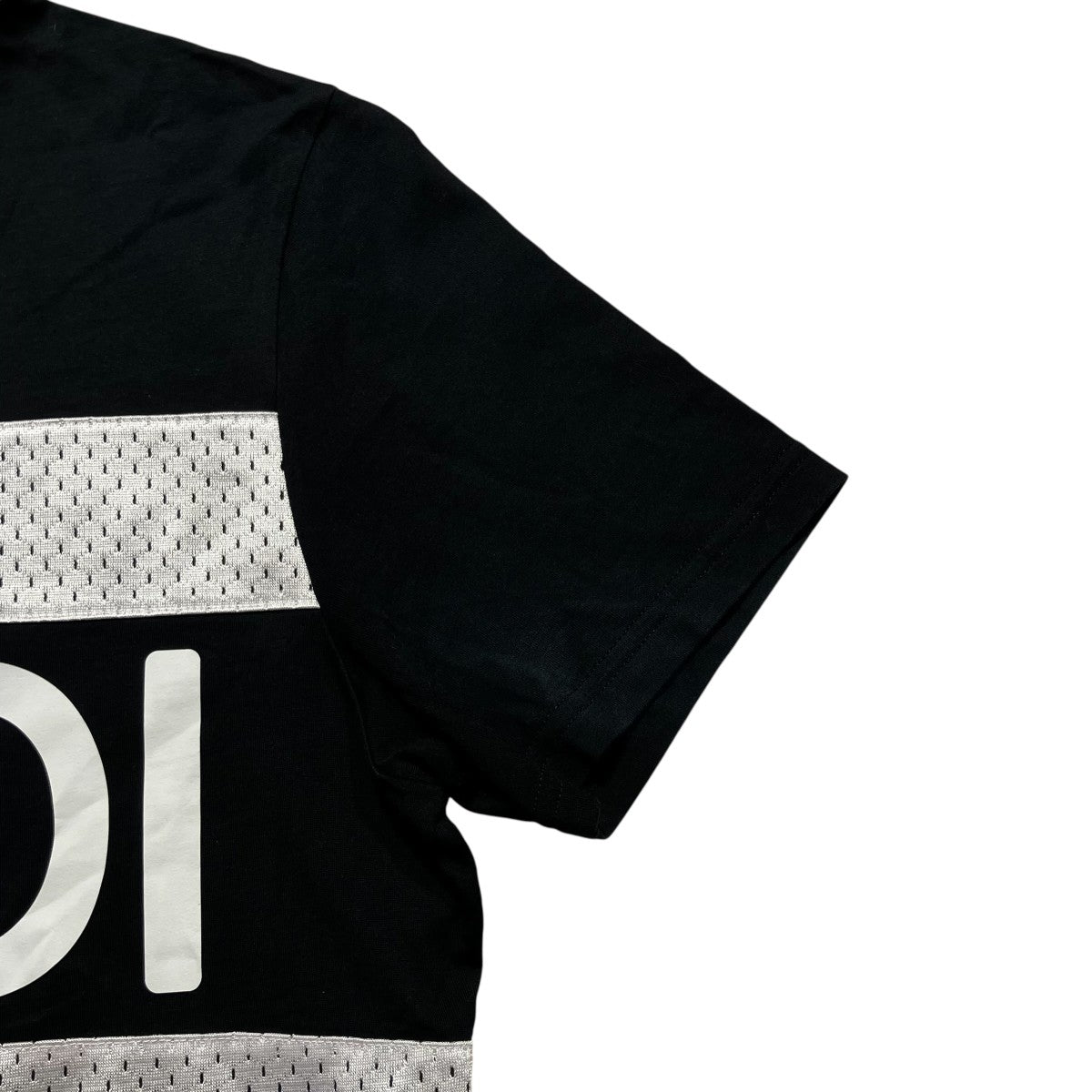 FENDI ロゴメッシュ半袖TシャツFAF532 AD3V 古着・中古-4枚目のアイテム画像