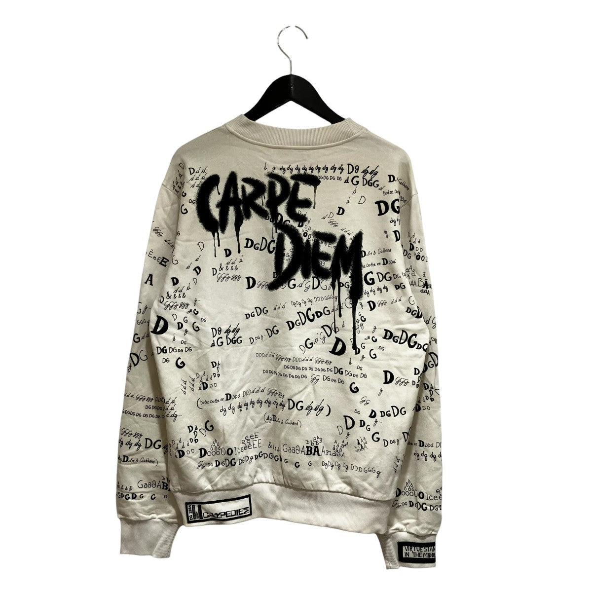 DOLCE ＆ GABBANA ALL-OVER DG LOGO SweatshirtスウェットG9TF9T 古着・中古-2枚目のアイテム画像
