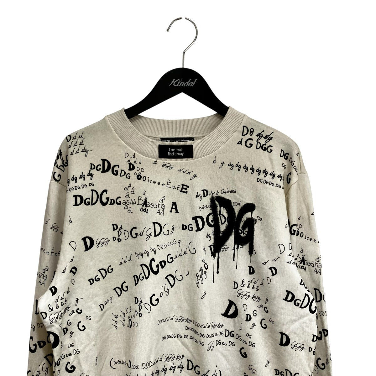DOLCE ＆ GABBANA ALL-OVER DG LOGO SweatshirtスウェットG9TF9T 古着・中古-3枚目のアイテム画像