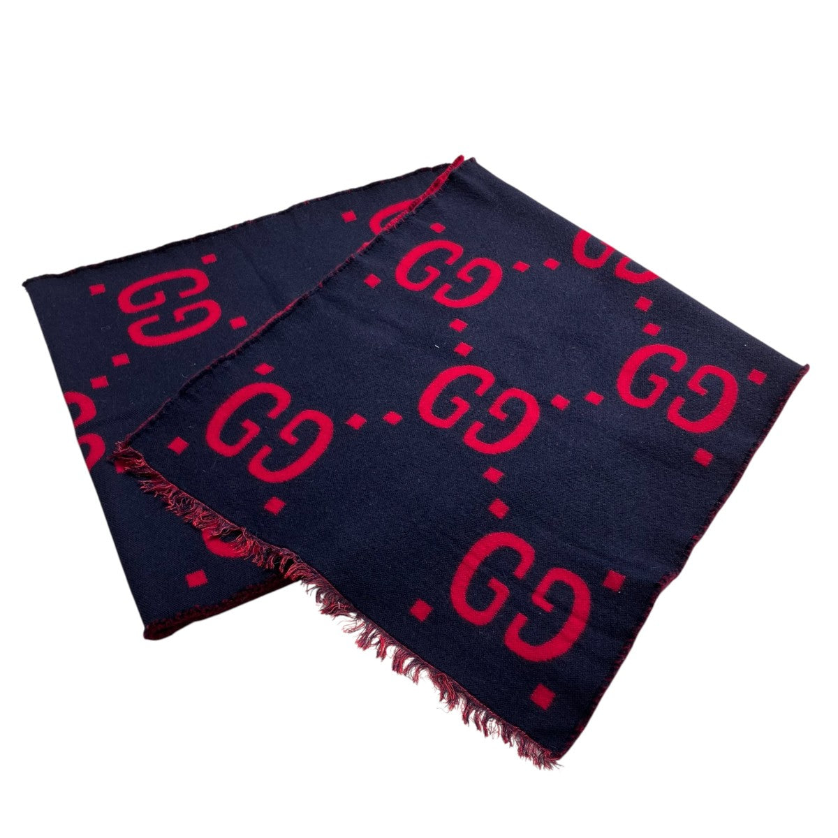 GUCCI ジャンボGGロゴマフラー 古着・中古-1枚目のアイテム画像