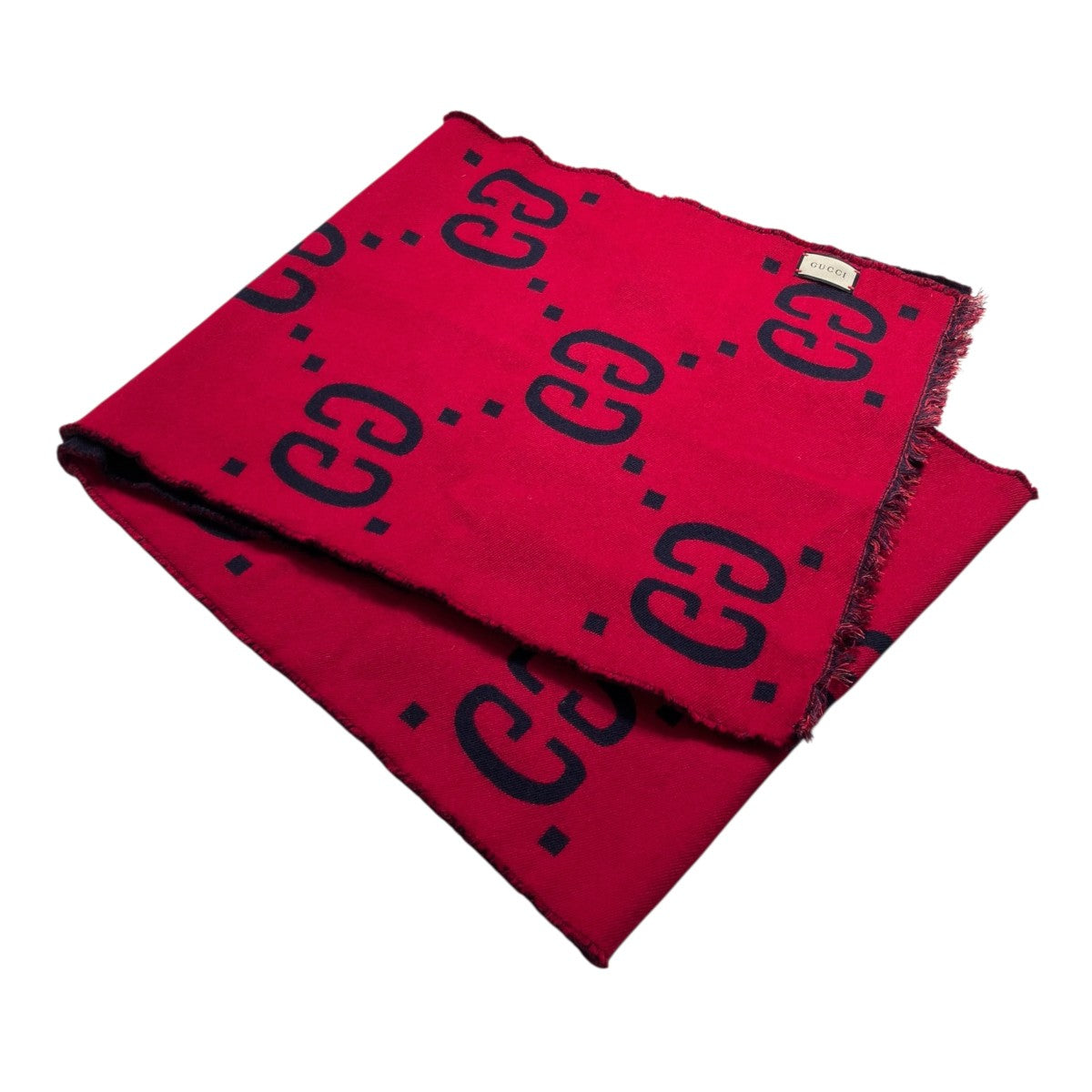 GUCCI ジャンボGGロゴマフラー 古着・中古-2枚目のアイテム画像