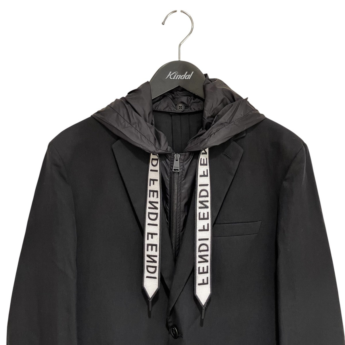 FENDI レイヤードパーカージャケット12CPF-20-971 古着・中古-3枚目のアイテム画像
