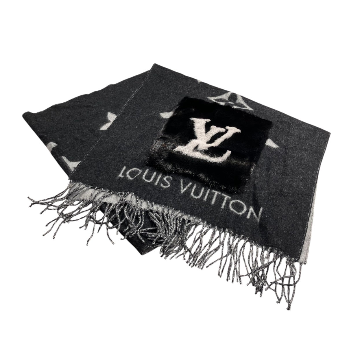 LOUIS VUITTON コールド レイキャビックマフラーM74353 古着・中古-1枚目のアイテム画像