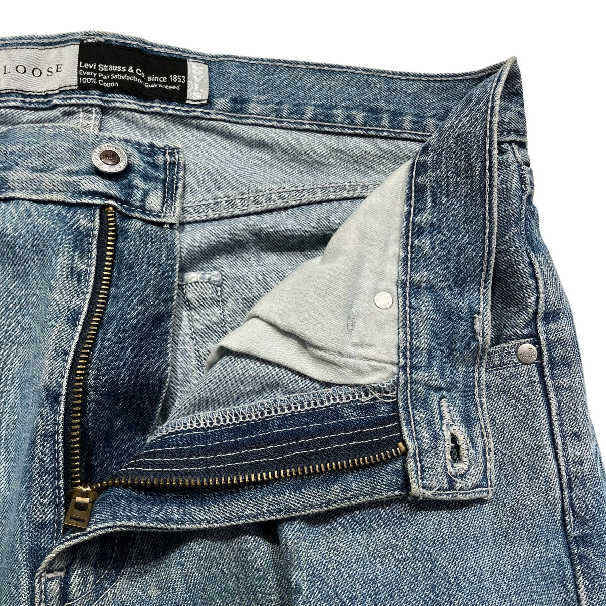 LEVI’S SILVERTAB? ルーズフィット ミディアムインディゴデニムパンツA3421-0001 古着・中古-5枚目のアイテム画像