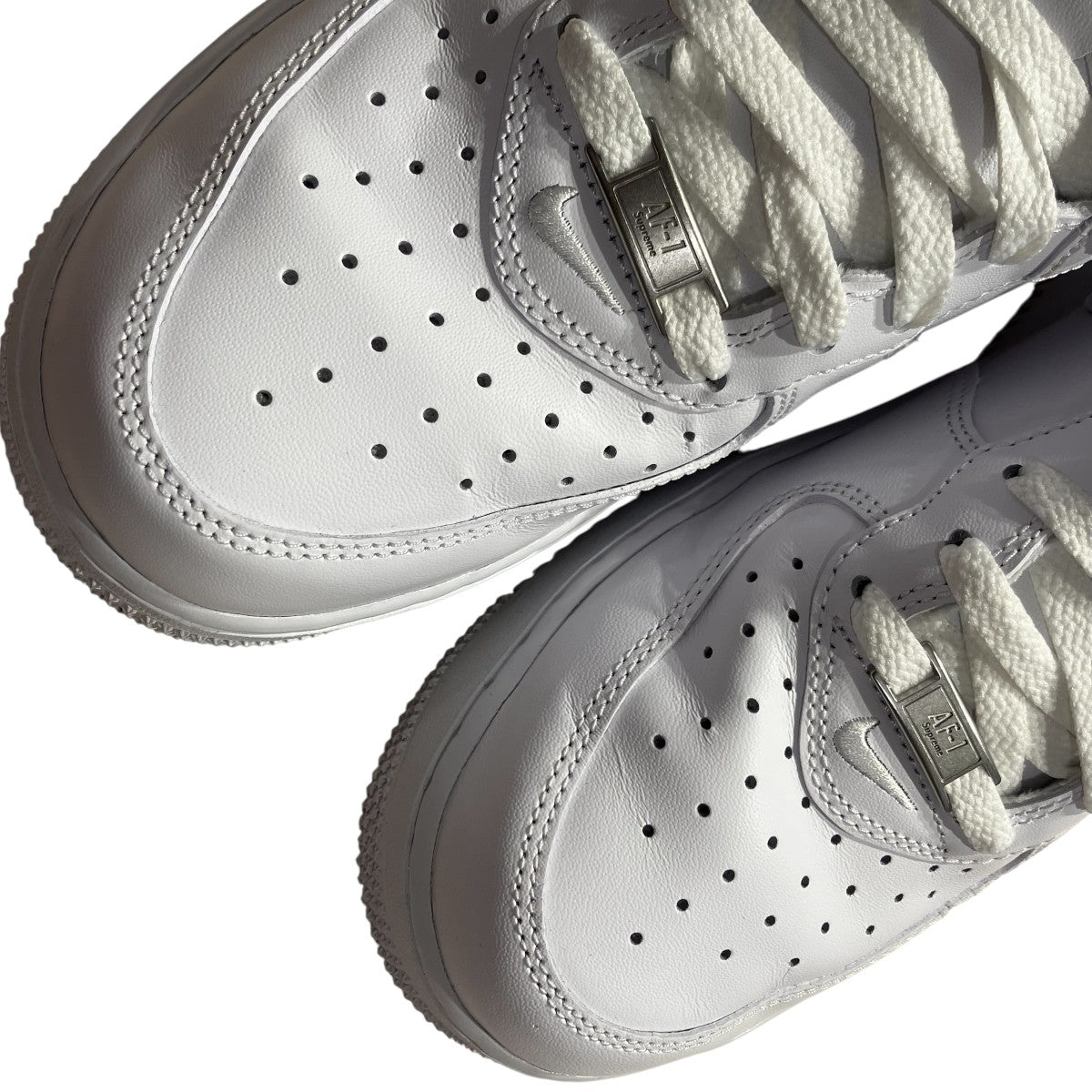 NIKE×Supreme AIR FORCE 1 MID SUPREME whiteハイカットスニーカーFZ8784-100 古着・中古-6枚目のアイテム画像