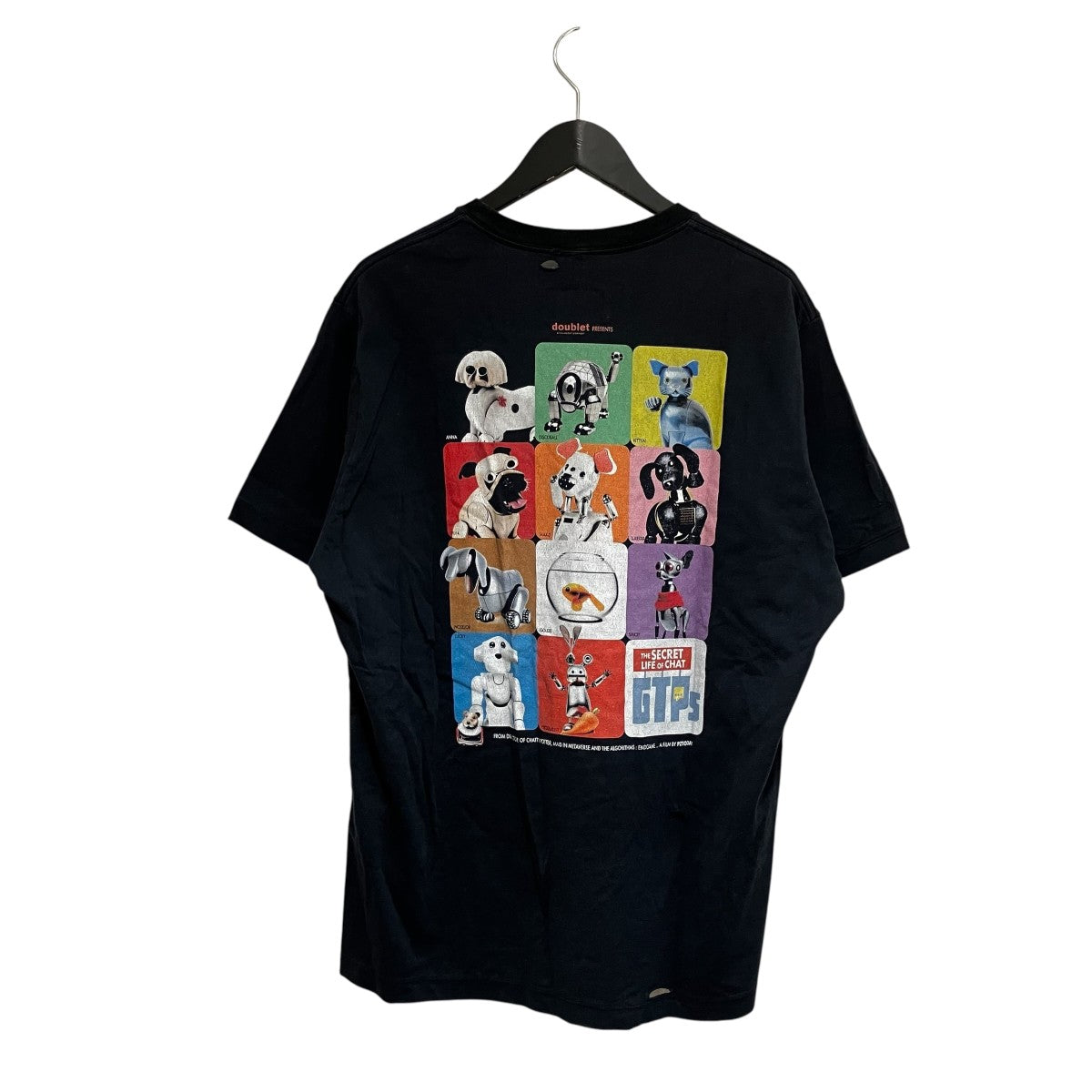 doublet 24SS× PZ TODAY DEVICE GIRLS T-SHIRT半袖Tシャツ24S31CS312 古着・中古-2枚目のアイテム画像