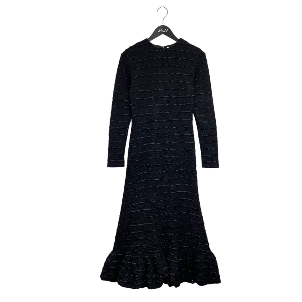LUXURY BALLON HEM CUT DRESS長袖ワンピース02220521630
