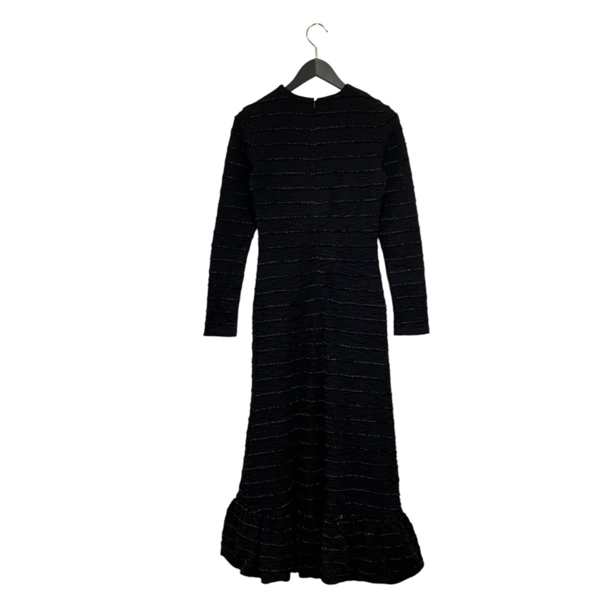 LUXURY BALLON HEM CUT DRESS長袖ワンピース02220521630
