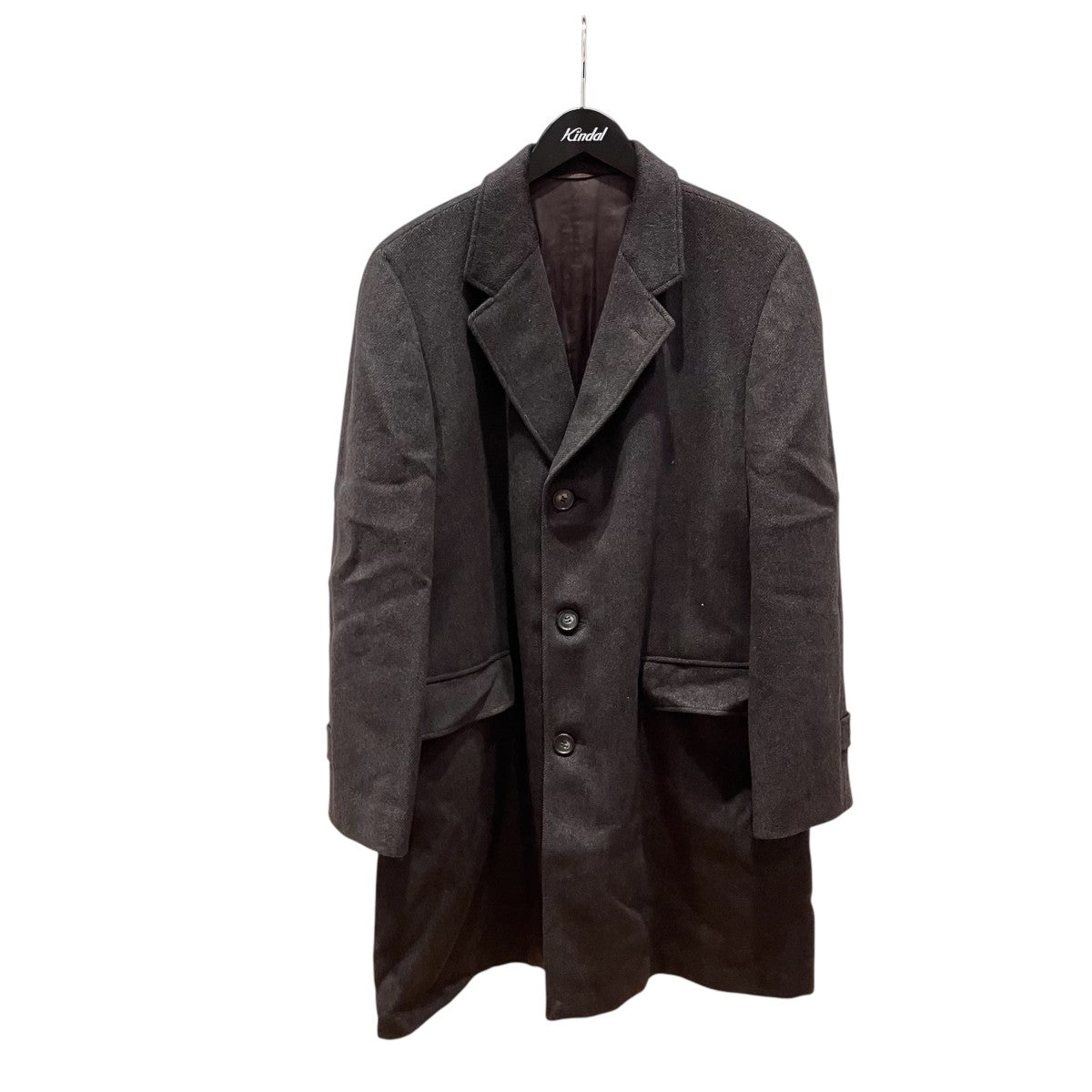VINTAGE DUPUIS ウールカシミヤ混コート 古着・中古-1枚目のアイテム画像