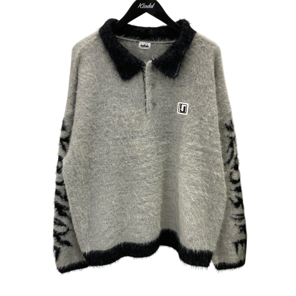 FLUFFY RUGBY SHIRTニットポロシャツIG24AW-KT24