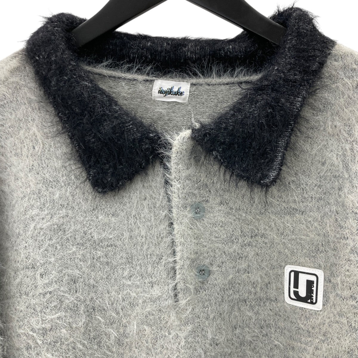 FLUFFY RUGBY SHIRTニットポロシャツIG24AW-KT24