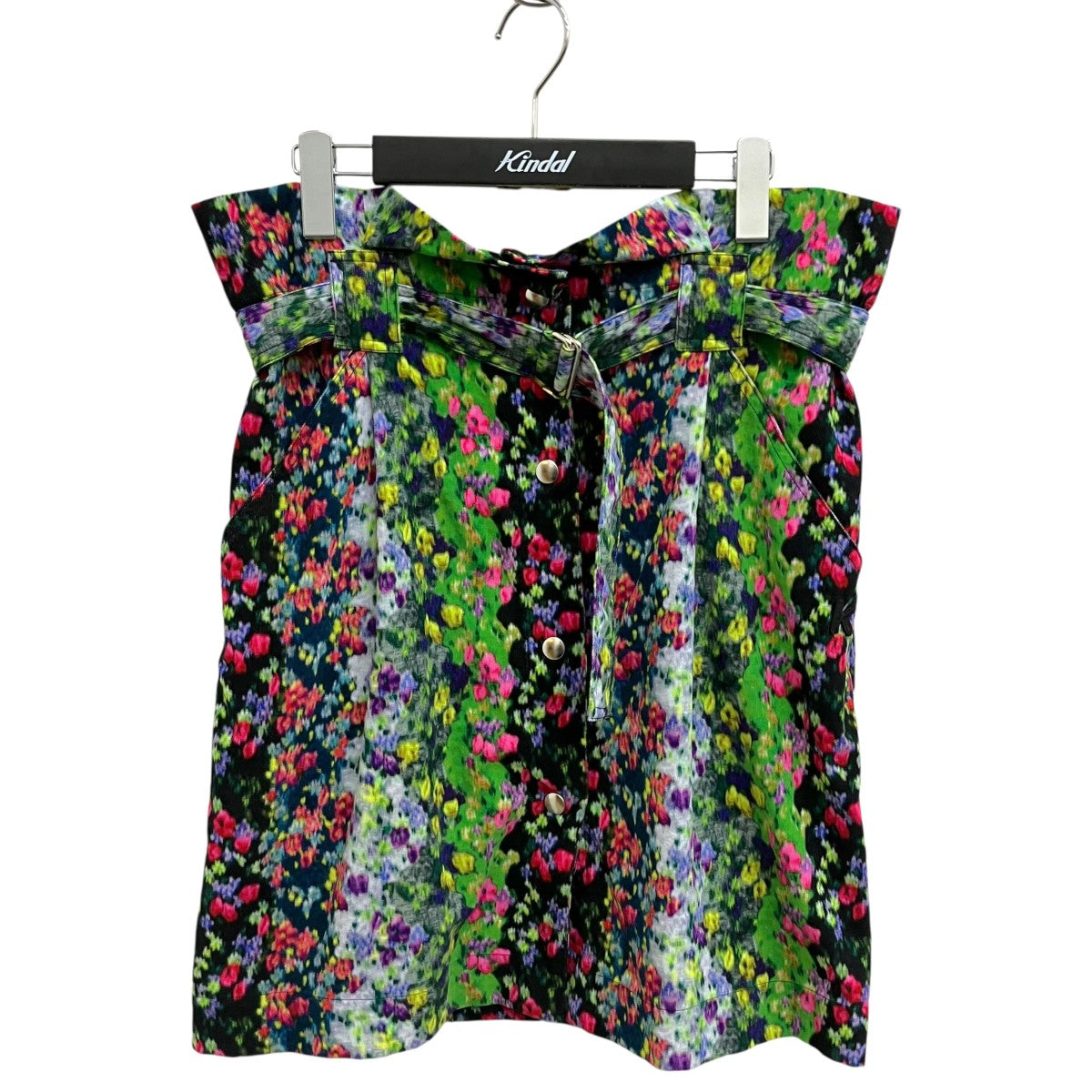 Blurred Flowers Skirtベルト付スカートFC52JU1749B2