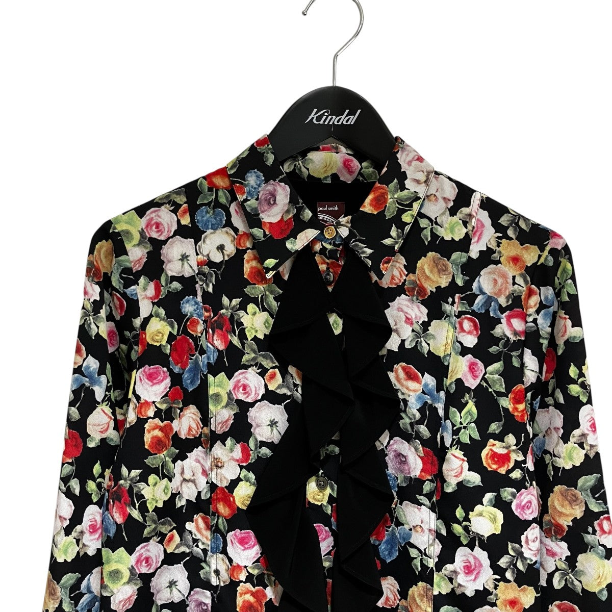 美品　Paul Smith 長袖ワンピース Paul Smith(ポールスミス) 花柄長袖ワンピース6924231 6924231 マルチ