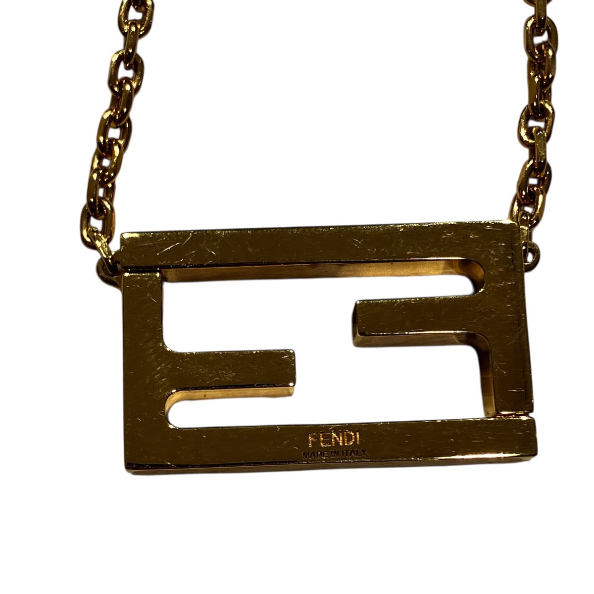 FENDI ネックレス ラインストーン ゴールド 633 FENDI(フェンディ) ラインストーンネックレス ゴールド サイズ 記載