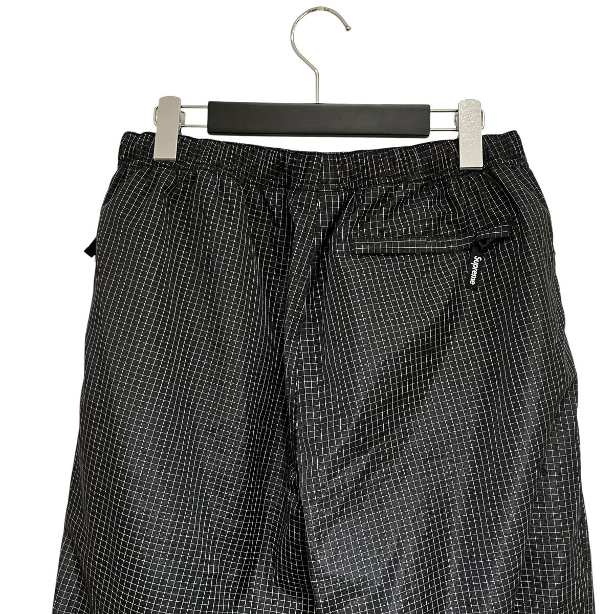 [最終値下げ]Supreme New York ナイロンパンツ ブラック Supreme(シュプリーム) 25SSReflective Ripstop Track Pantナイロン