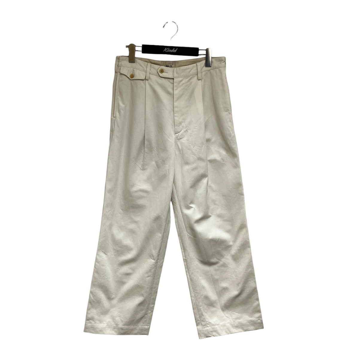 25SSWASHED FINX CHINO ONEーTUCKワイドパンツA25SP02FC