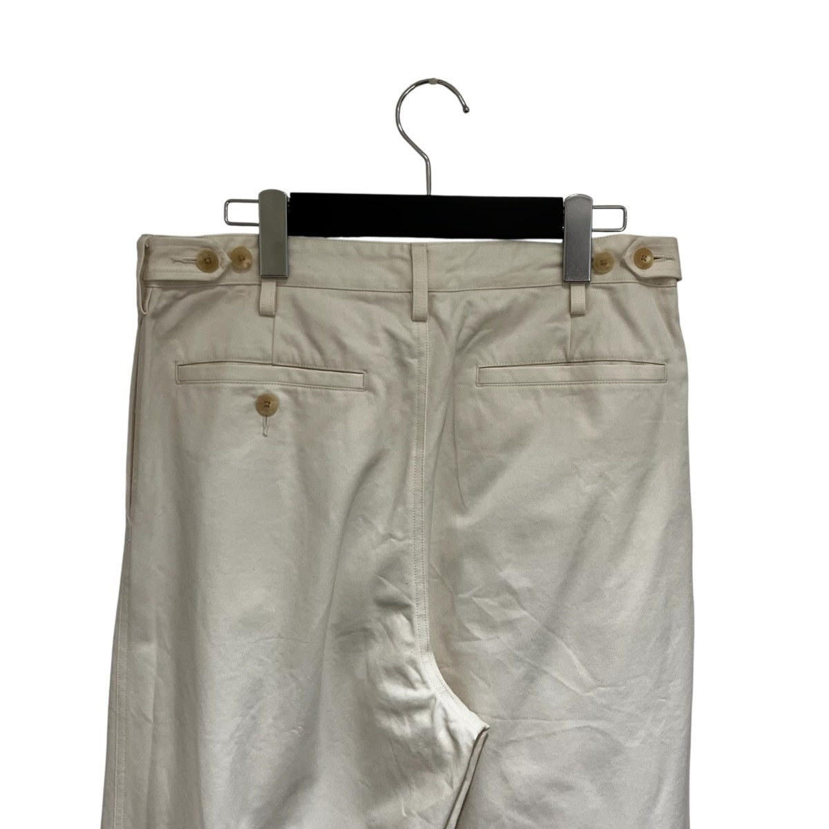 25SSWASHED FINX CHINO ONEーTUCKワイドパンツA25SP02FC