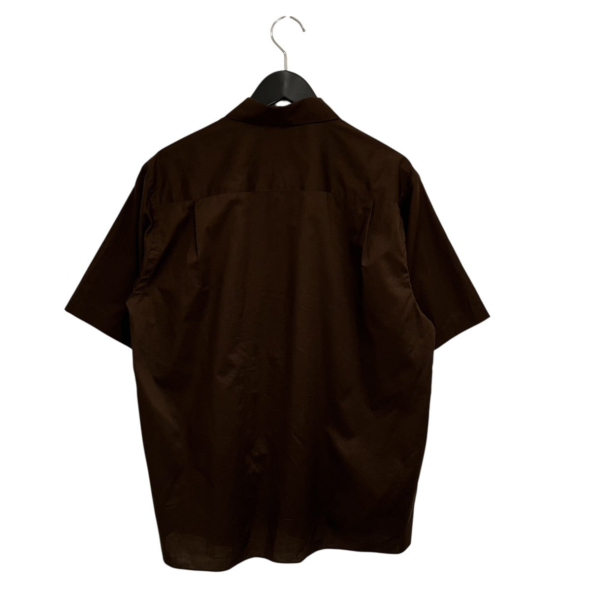 WASHED FINX TYPEWRITER OPEN COLLAR半袖シャツA25SS03TL