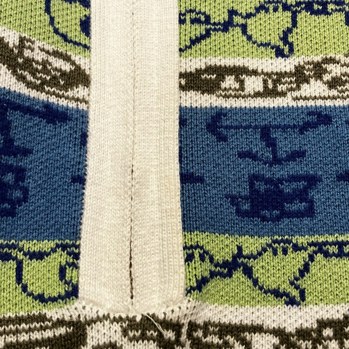 23SSGRAFFITI KNIT POLO長袖ポロシャツTTT-2023SS-KT06