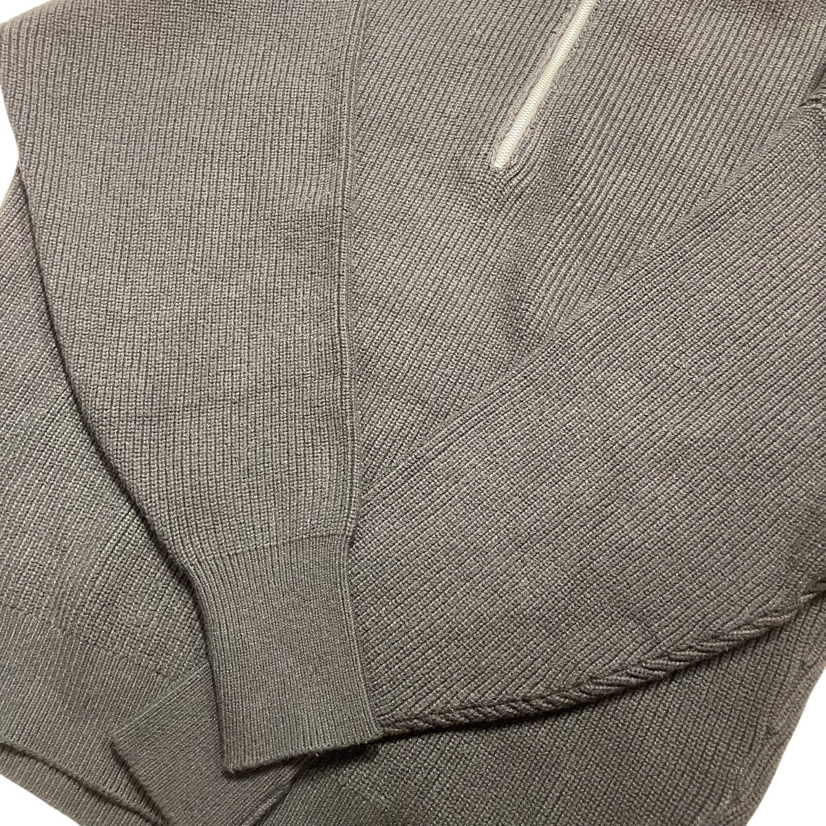 STEVEN ALAN ミドルゲージ ハーフドライバーズニット8113-136-0393 古着・中古-5枚目のアイテム画像