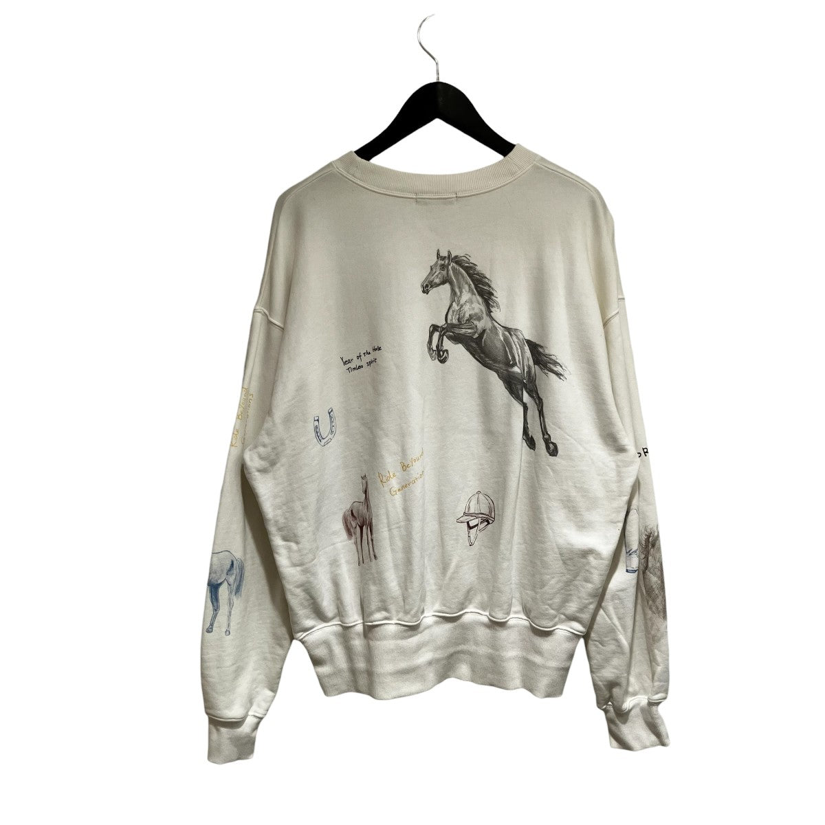 Drawing Horse Sweatshirt長袖トレーナー21252415814