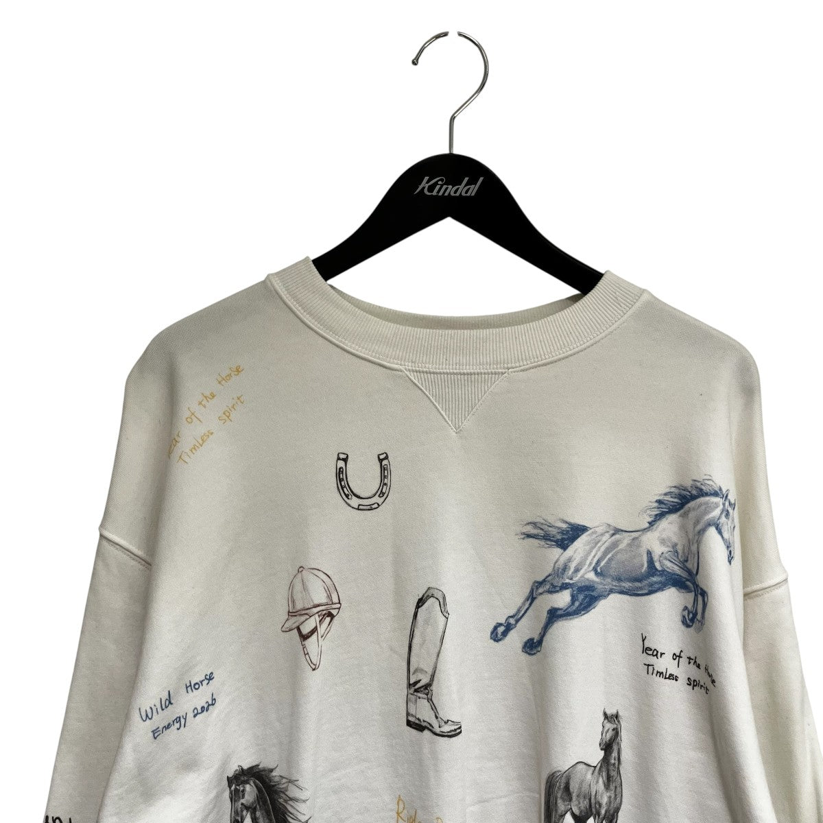 MAISON SPECIAL(メゾンスペシャル) Drawing Horse Sweatshirt長袖