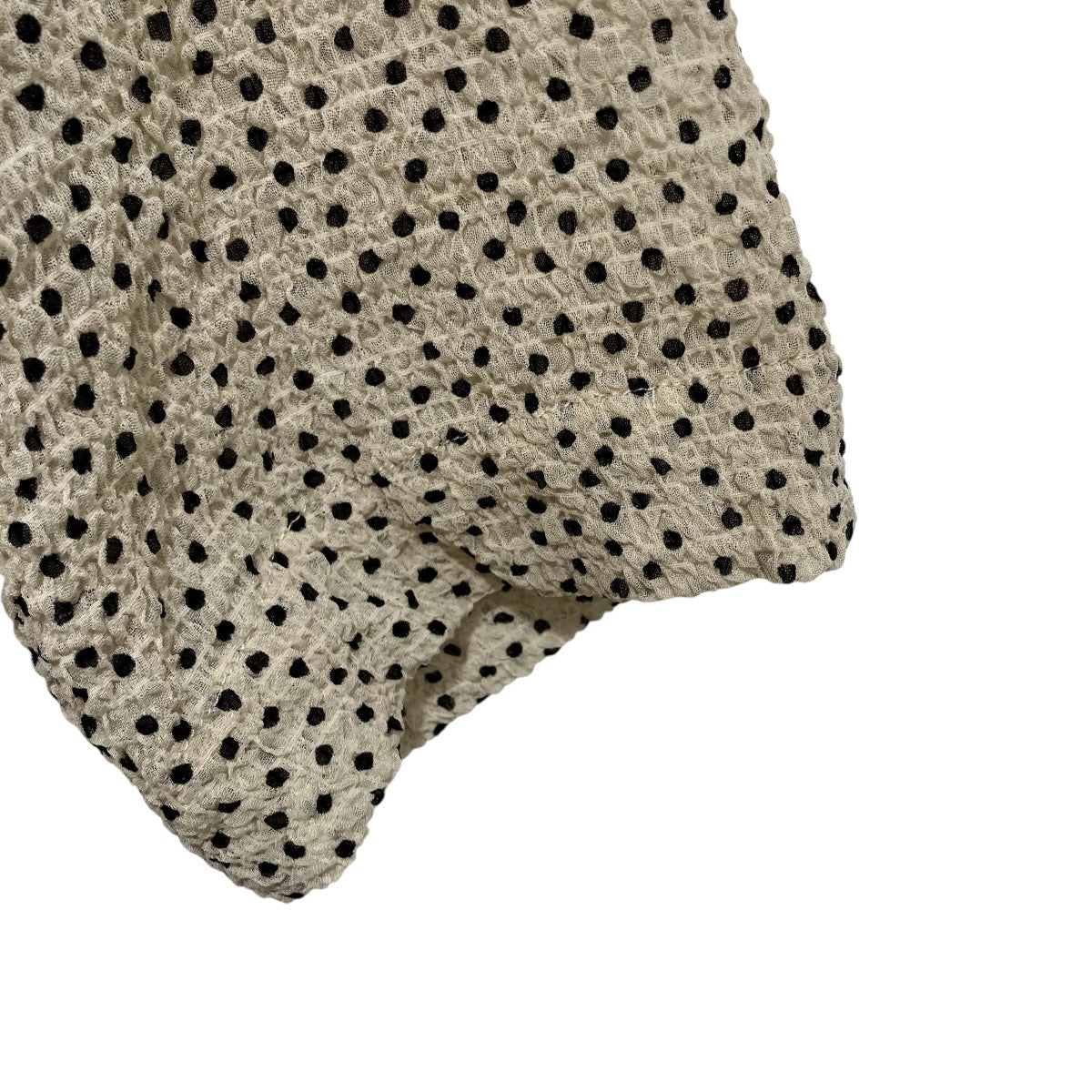 25AWVneck Dot Blouse半袖ブラウス62520422