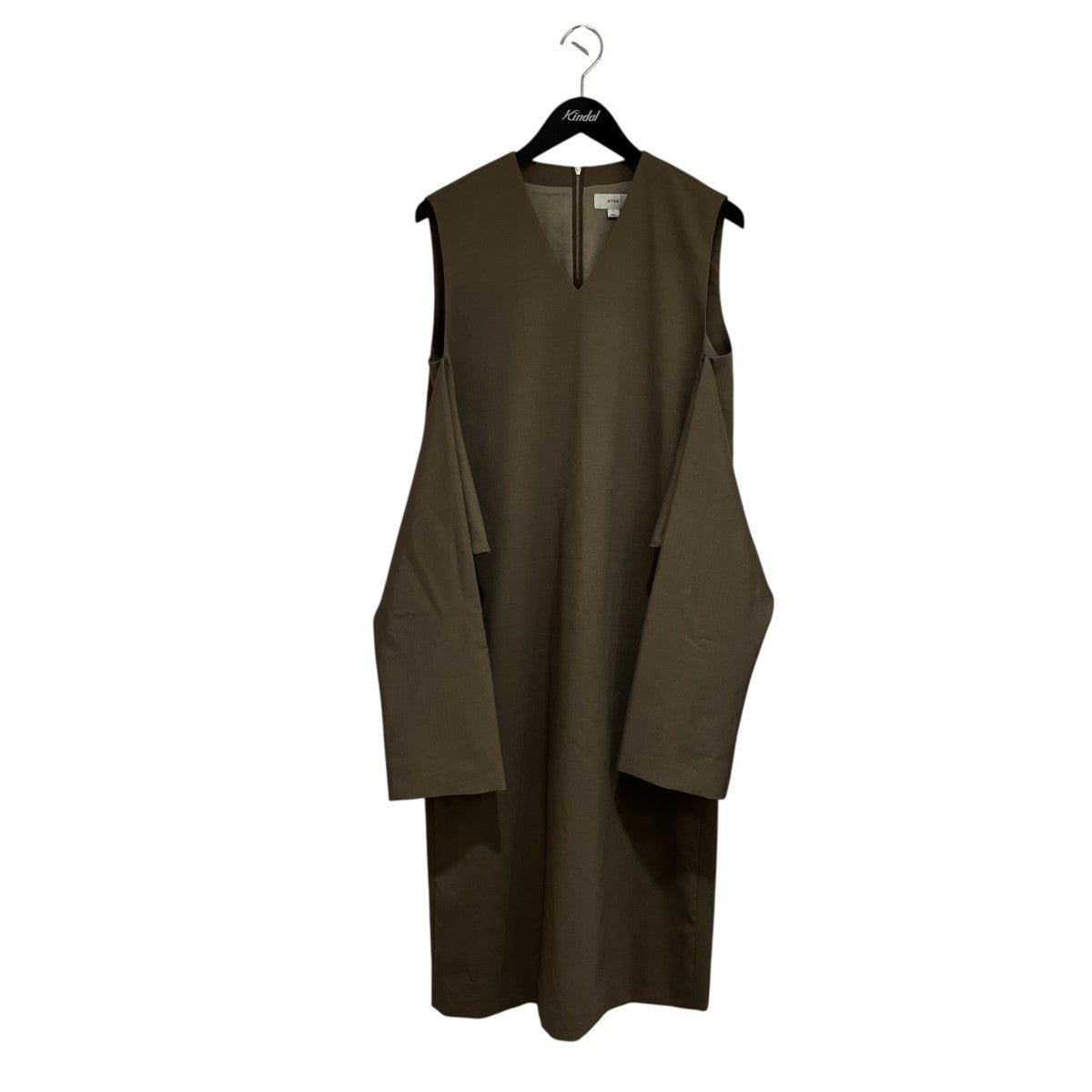 T W TIE-DETAIL DRESSノースリーブワンピース261-16246 304