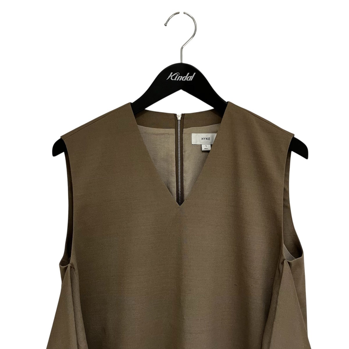 T W TIE-DETAIL DRESSノースリーブワンピース261-16246 304