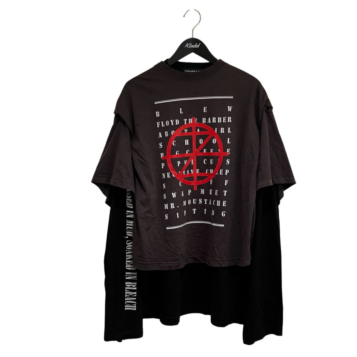 ダブルレイヤードロングスリープTシャツ長袖カットソー0670869958