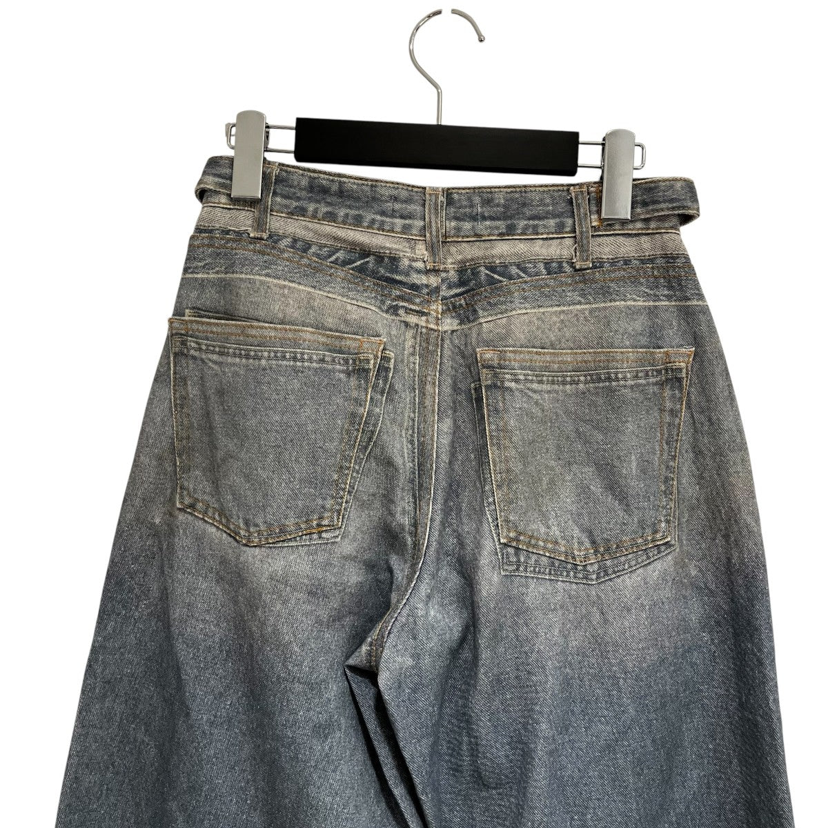 WASHING ILLUSION DENIM PANTSデニムパンツ