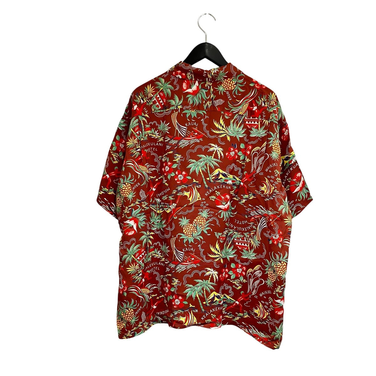 RAYON HAWAIIAN SHIRT HALEKULANIアロハシャツSS38801