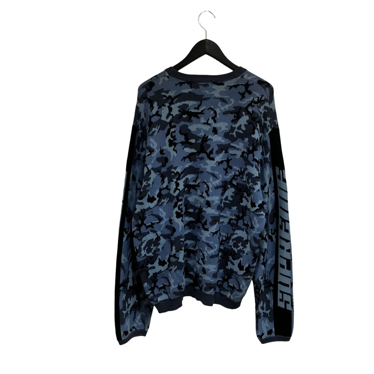 21AWSleeve Stripe Sweater厚手ニット