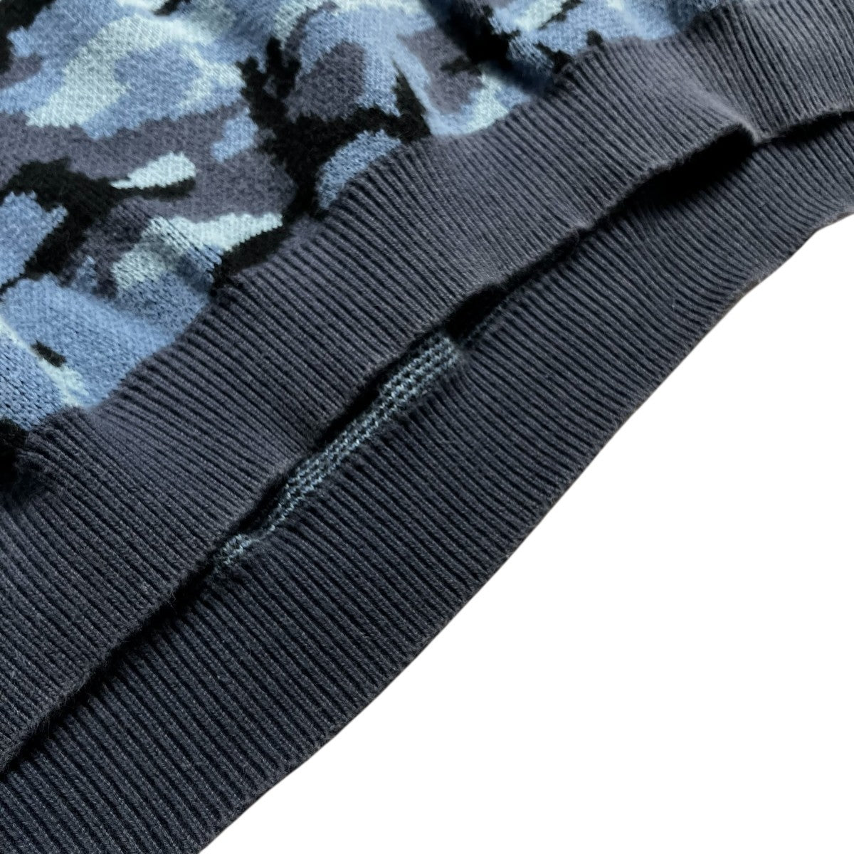 21AWSleeve Stripe Sweater厚手ニット