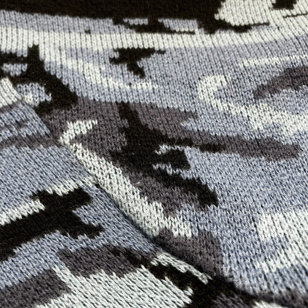 21AWSleeve Stripe Sweater厚手ニット