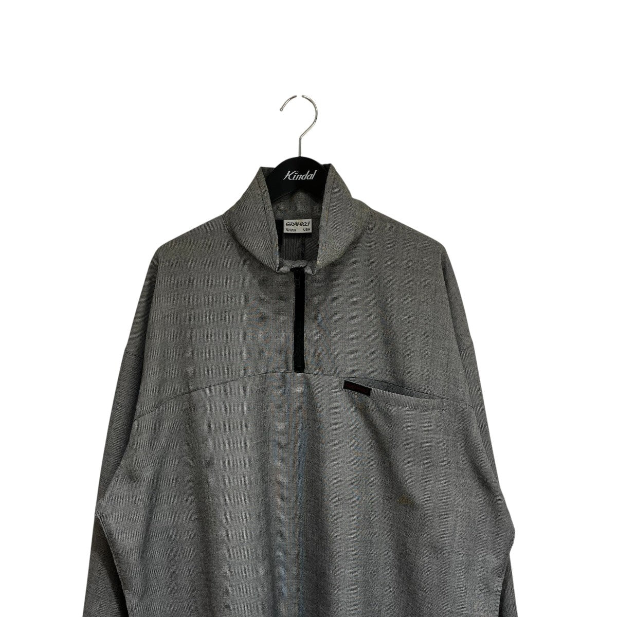 ハーフジップシャツ2201-BL02-002 peg