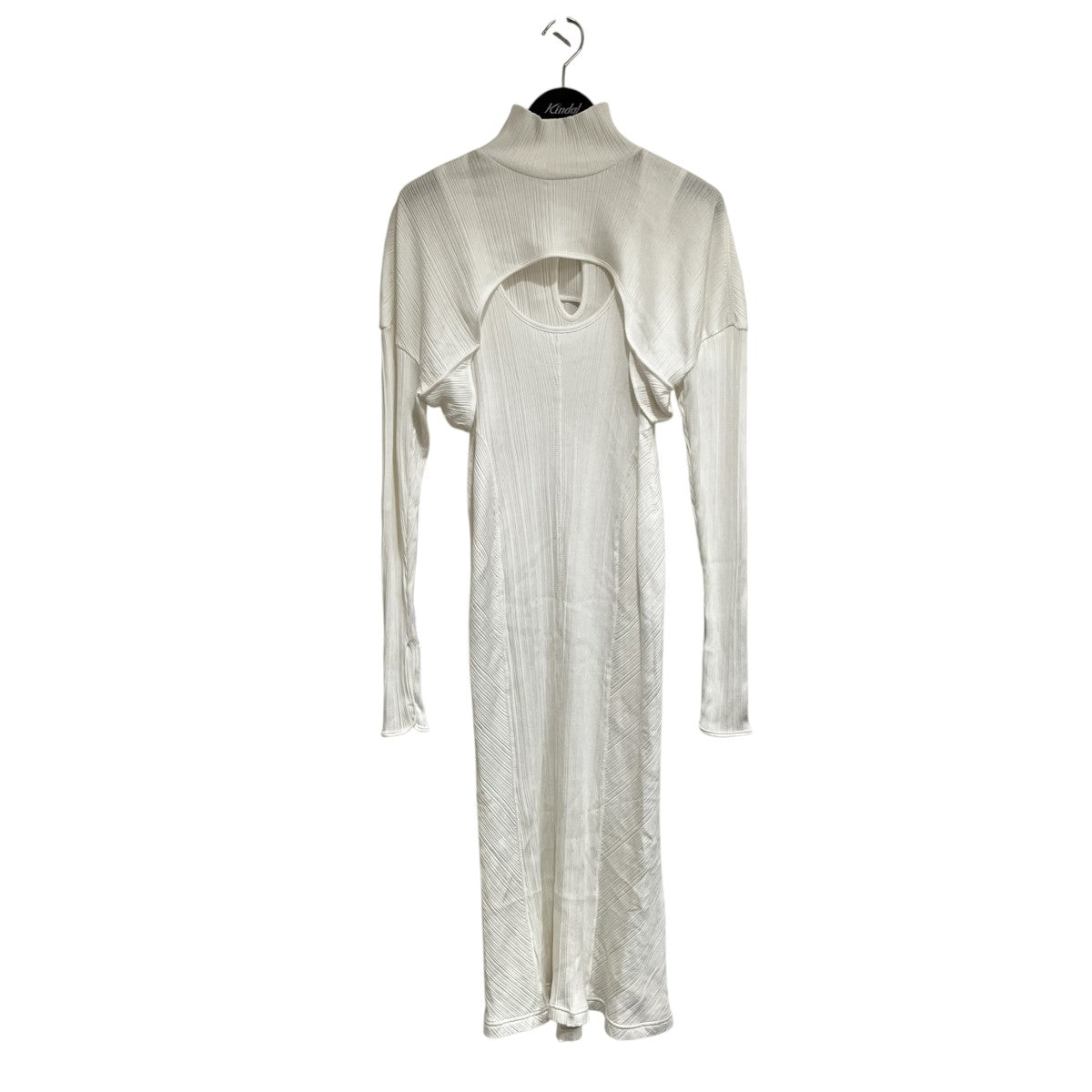 23AWRandom Ribbed Organic Cotton 2 way Dress長袖ワンピースMM23PF-JS725