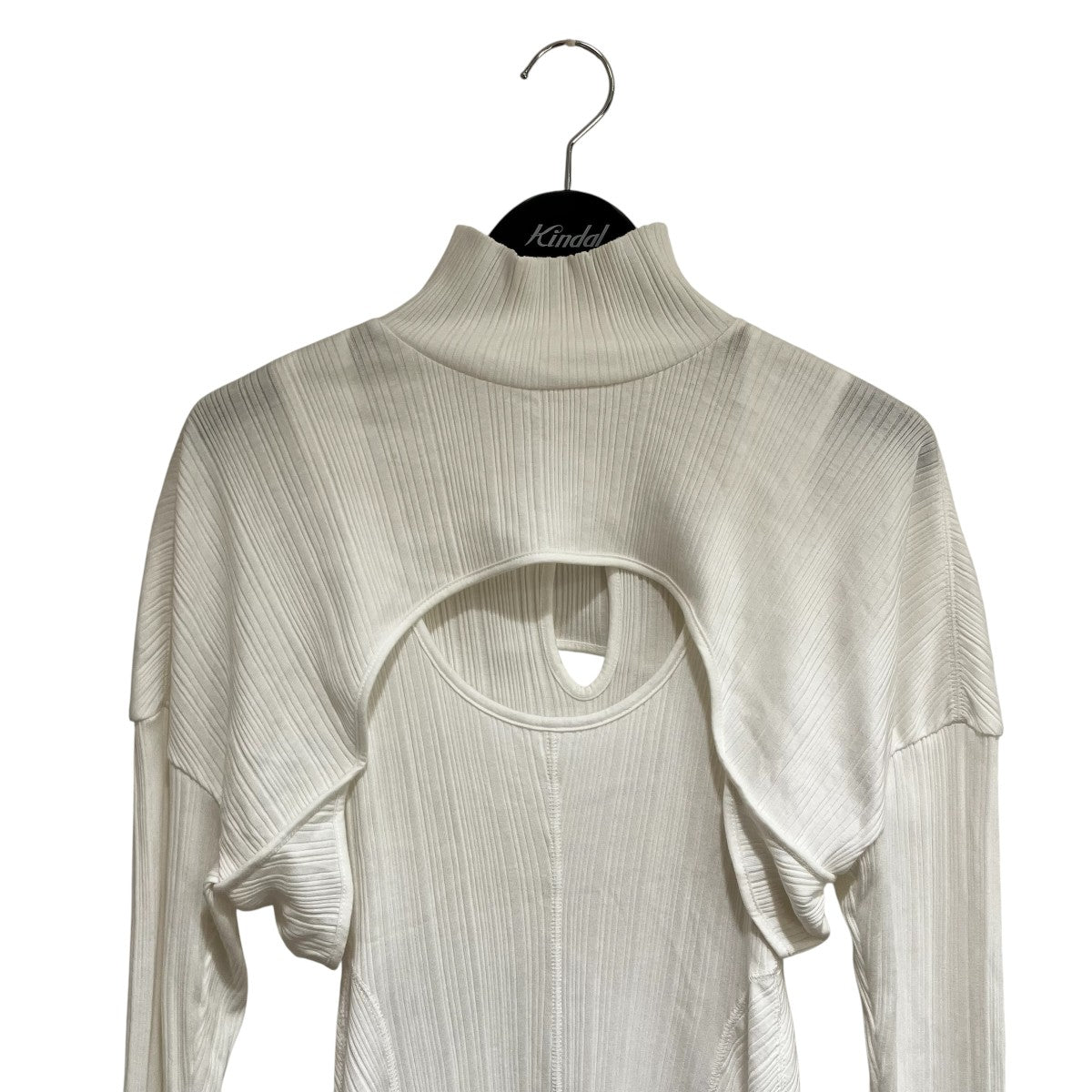 23AWRandom Ribbed Organic Cotton 2 way Dress長袖ワンピースMM23PF-JS725