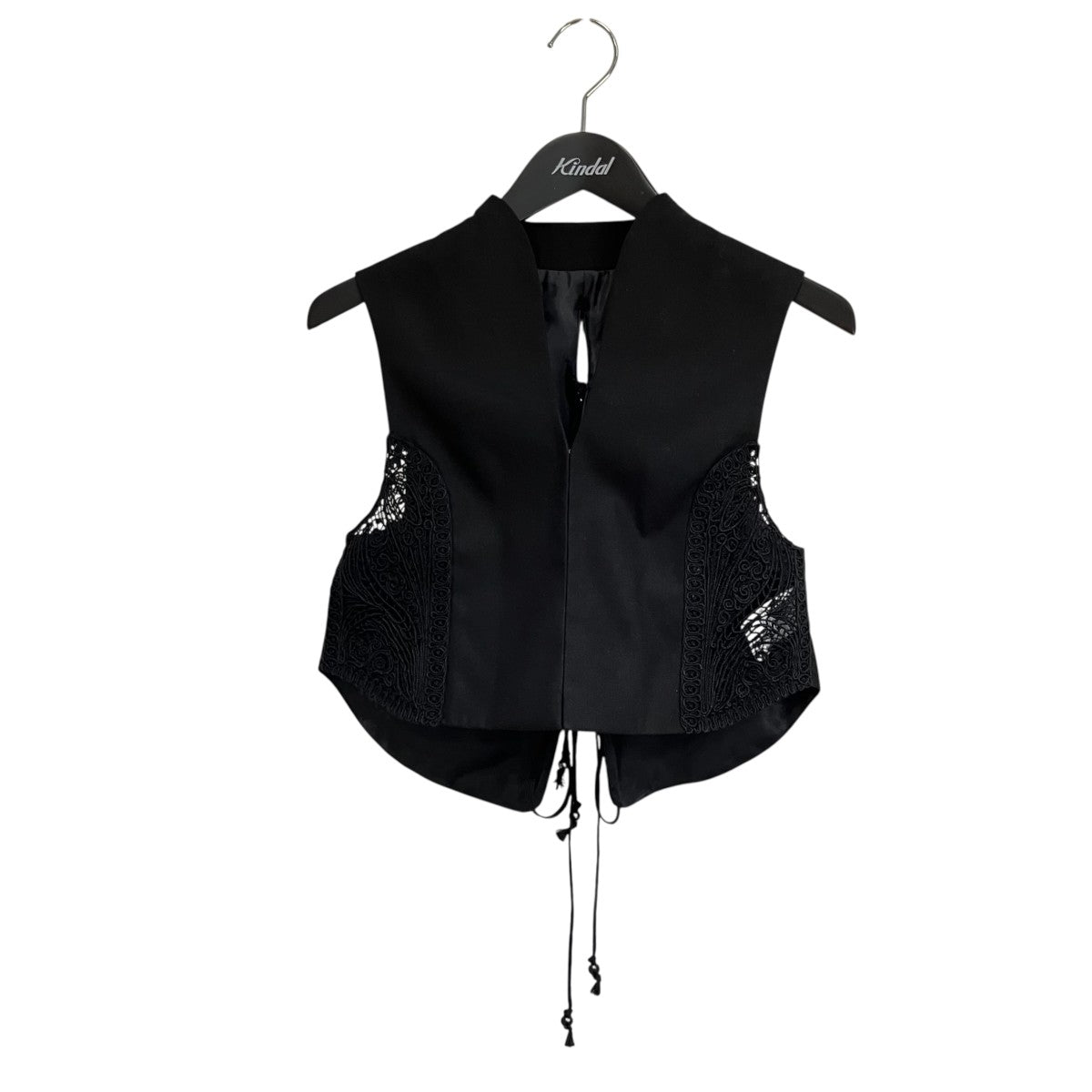24SSCording Embroidery Detail Cotton VestベストMM24SS-JK065