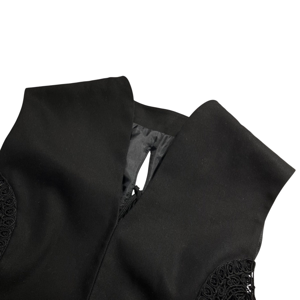24SSCording Embroidery Detail Cotton VestベストMM24SS-JK065