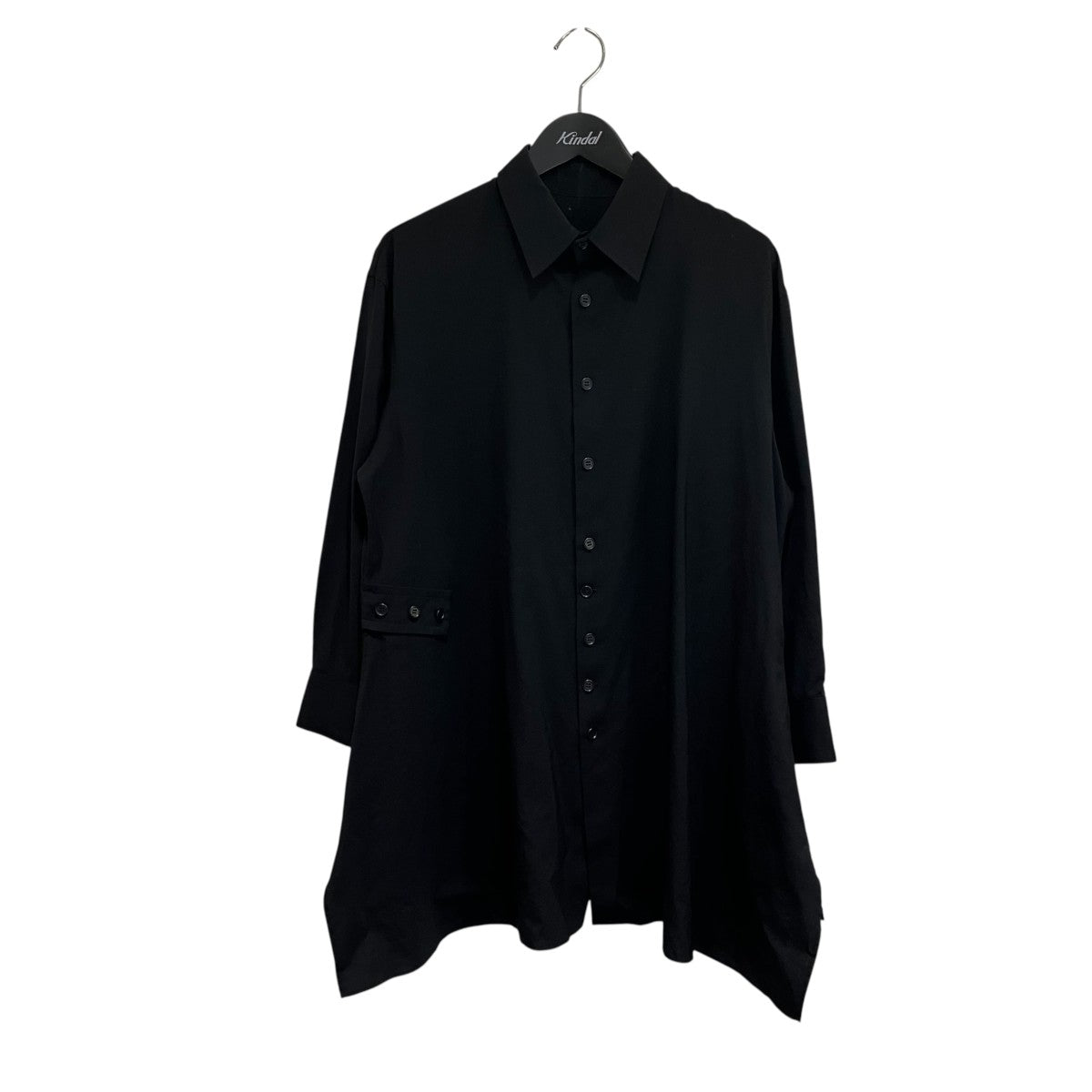 ロングシャツ yohji yamamoto+NoirサマーウールシャツNF-B31-129