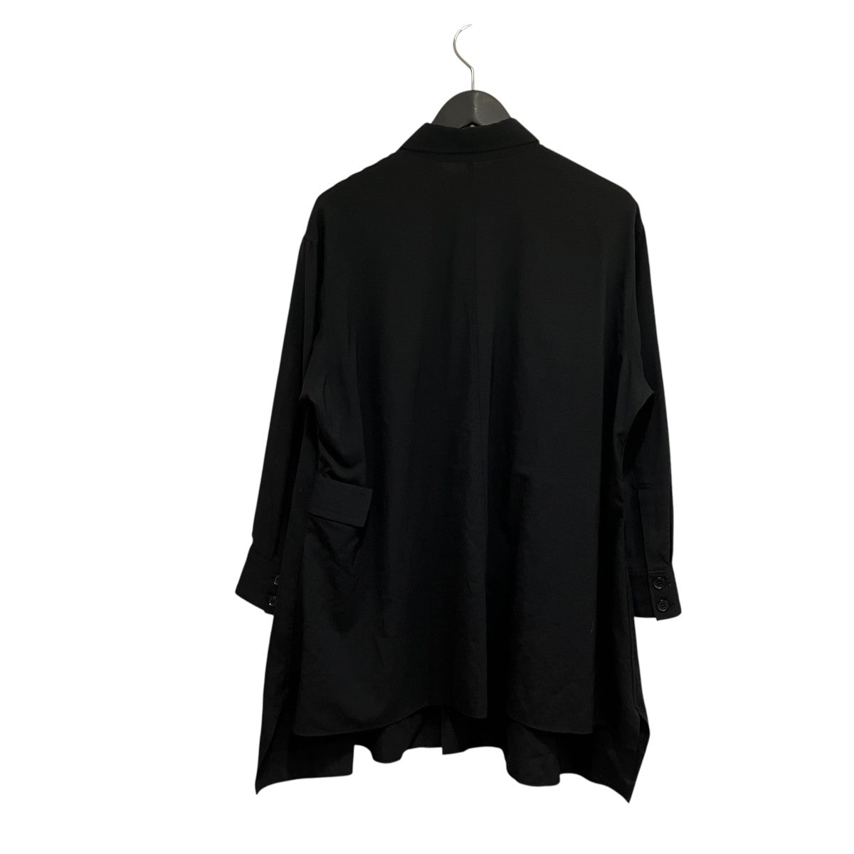 ロングシャツ yohji yamamoto+NoirサマーウールシャツNF-B31-129