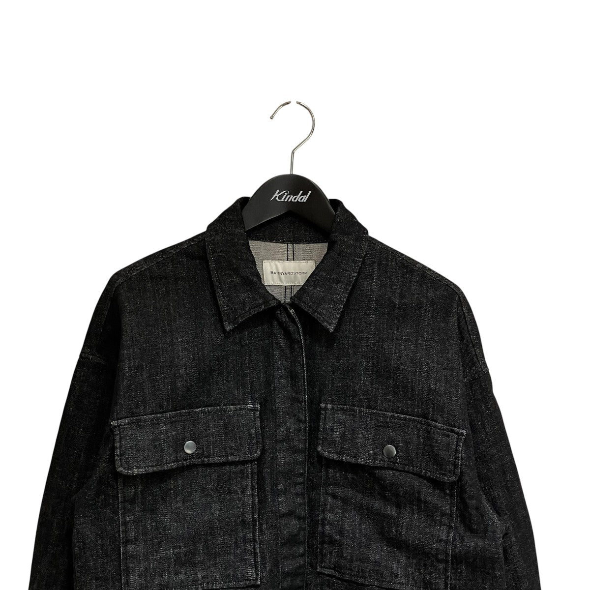 ショートワイドデニムジャケットBG335713NN