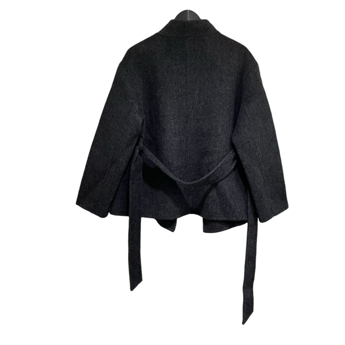 ジャケット・アウター OHOTORO Ecru Half Coat OHOTORO(オオトロ) ecru half coatウールジャケット ダークグレー