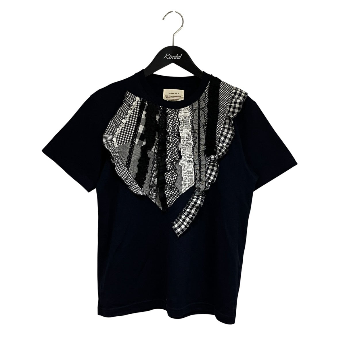 26SSTORI-TO   縦フリル半袖Tシャツ13-04-1158-702