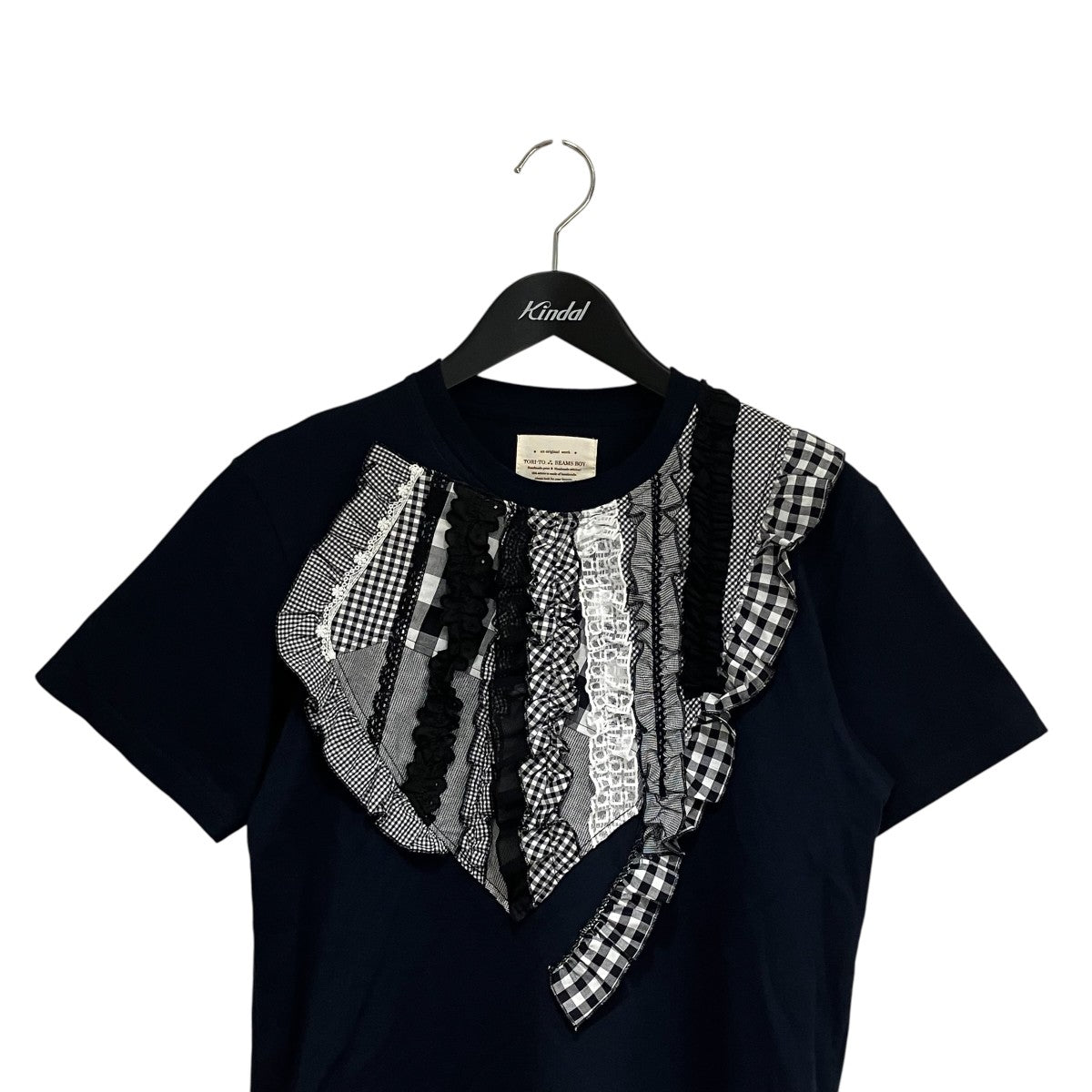 26SSTORI-TO   縦フリル半袖Tシャツ13-04-1158-702