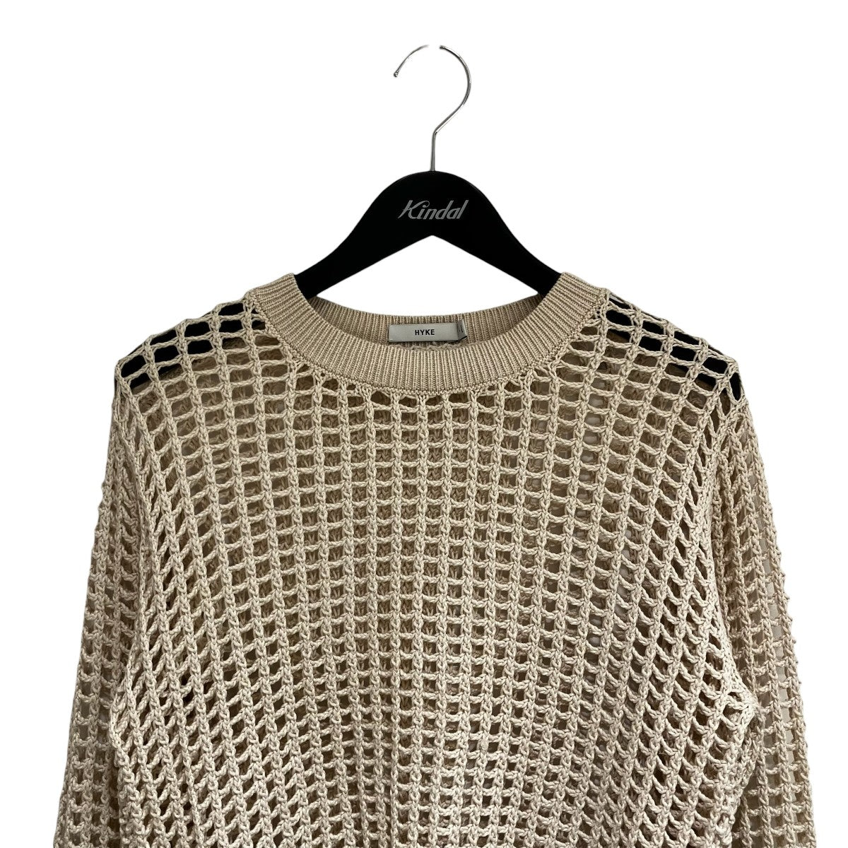 HYKE(ハイク) 25SSCROCHETED SWEATERセーター251-11392 013 251-11392