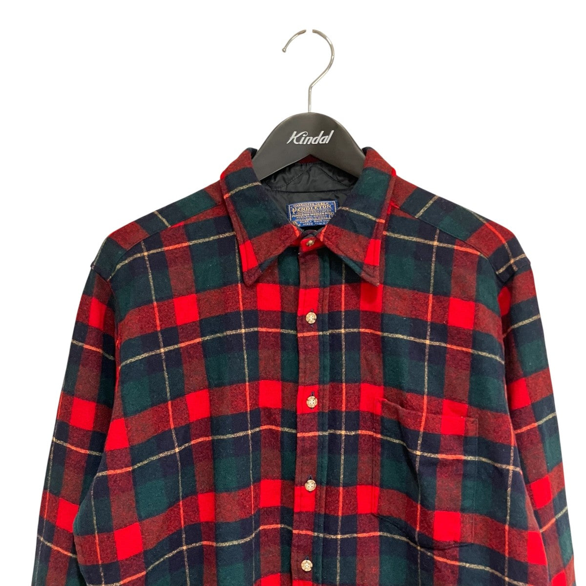 PENDLETON 60Sチェックシャツ 古着・中古-3枚目のアイテム画像