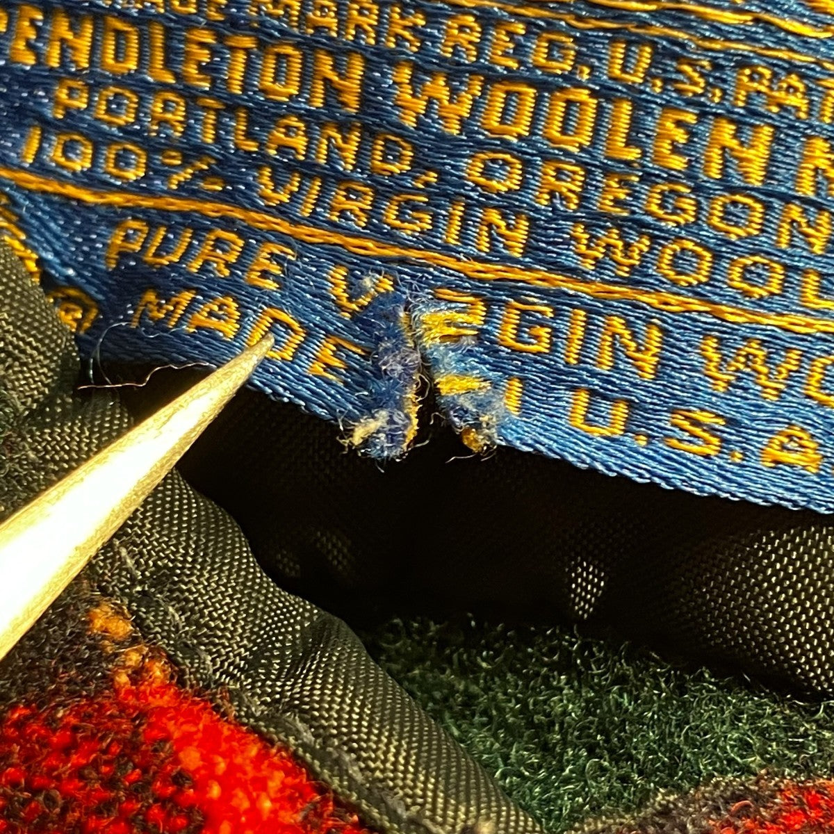 PENDLETON 60Sチェックシャツ 古着・中古-5枚目のアイテム画像
