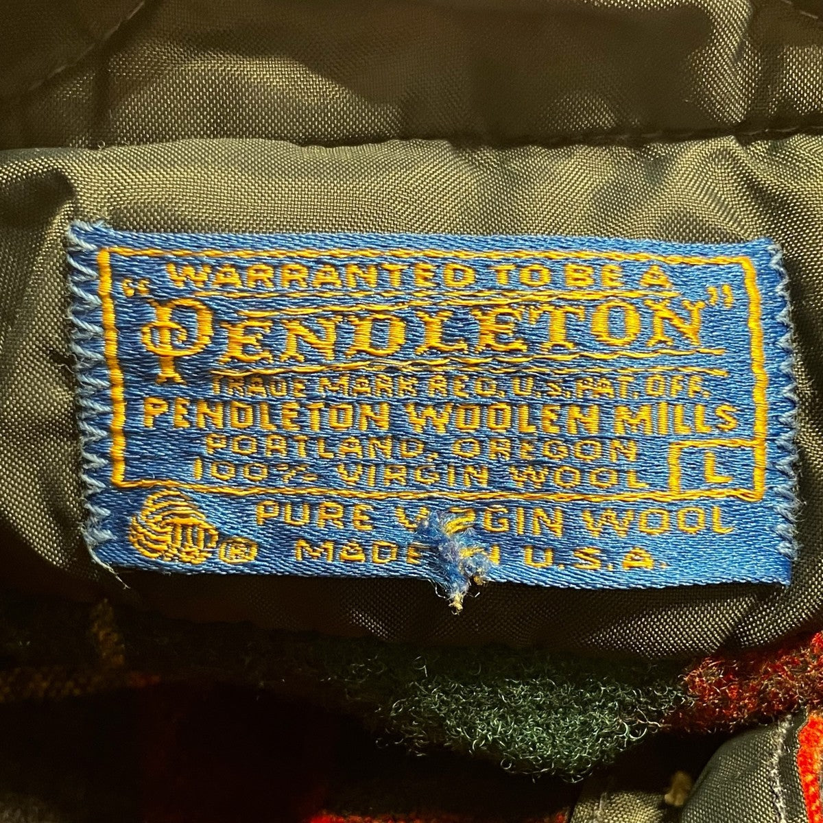 PENDLETON 60Sチェックシャツ 古着・中古-6枚目のアイテム画像